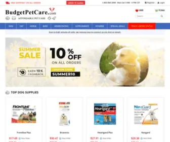 Budgetpetcare.com(Pet Supplies & Pet Health Supplies Products Online) Screenshot