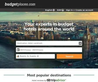 Budgetplaces.com(Budgetplaces accommodation) Screenshot