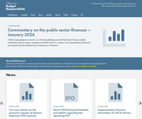 Budgetresponsibility.org.uk(Office for Budget Responsibility) Screenshot