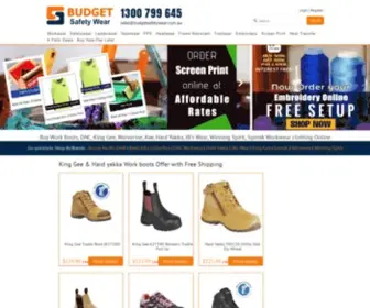 Budgetsafetywear.com.au(Budget Safetywear) Screenshot