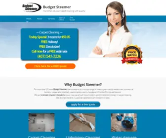 Budgetsteemer.net(Budget Steemer Carpet Cleaning) Screenshot