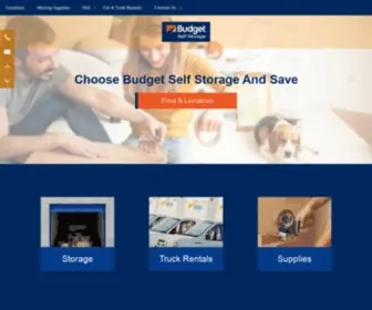 Budgetstorage.ca(Budget Self Storage Provides Clean Storage Units) Screenshot