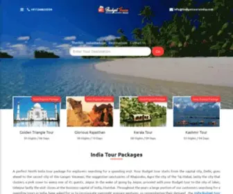 Budgettoursindia.com(Budget Tours India) Screenshot