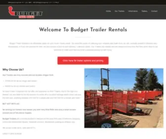 Budgettrailer.co.za(Tough and Reliable Trailers) Screenshot