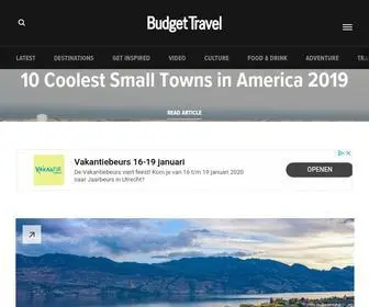 Budgettravel.com(Budget Travel) Screenshot