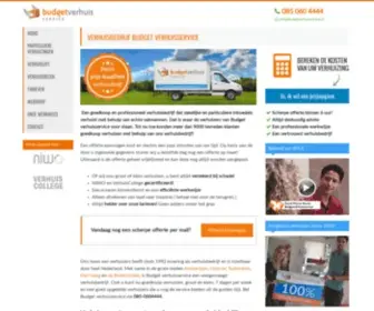 Budgetverhuisservice.nl(Goedkoop Verhuizen) Screenshot