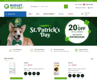 Budgetvetcare.com(Pet Health Care Products & Pet Treatment) Screenshot