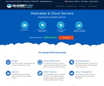 Budgetvm.com(The Virtualization Experts) Screenshot