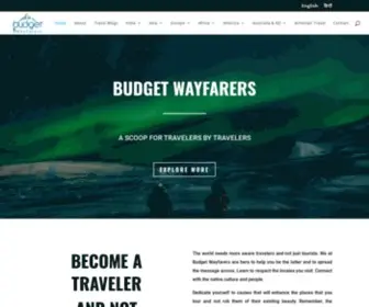 Budgetwayfarers.com(Budget Wayfarers) Screenshot