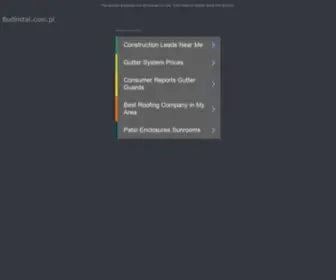 Budinstal.com.pl(Firma) Screenshot