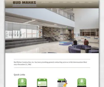 Budmahas.com(Bud Mahas Construction Inc) Screenshot