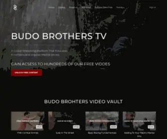 Budobrothers.tv(Budo Brothers TV) Screenshot