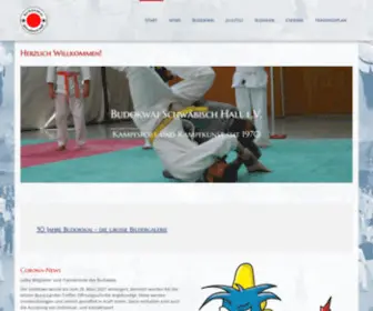 Budokwai.de(Budokwai Schwäbisch Hall e.V) Screenshot