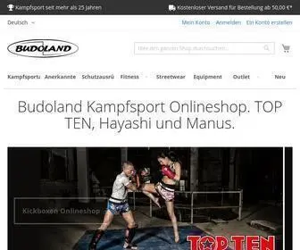 Budoland.com(Wir haben alles für den Kampfsport in unserem Onlineshop) Screenshot
