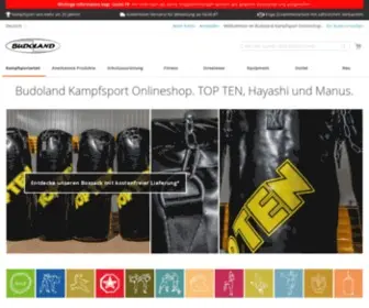 Budoland.de(Wir haben alles für den Kampfsport in unserem Onlineshop) Screenshot