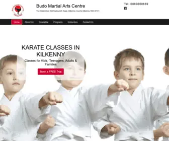 Budomartialartscentre.com(Budo Martial Arts Centre) Screenshot