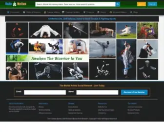 Budonation.com(Martial Arts) Screenshot