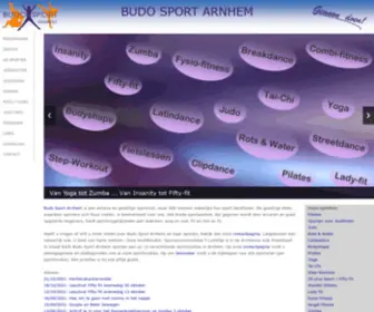 Budosportarnhem.nl(Budosportarnhem) Screenshot