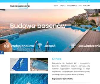 Budowa-Basenow.pl(Budowa Basenów) Screenshot