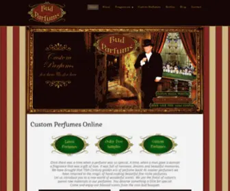 Budparfums.com.au(Custom & Natural Bespoke Perfume for Sale in Australia) Screenshot