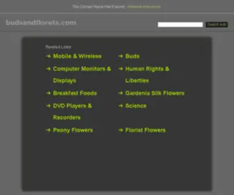 Budsandflorets.com(Send Flowers Cakes Gifts) Screenshot