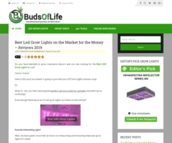 Budsoflife.org(Top 10 Best LED Grow Lights Reviews for Cannabis) Screenshot