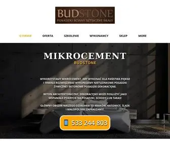 Budstone.eu(Mikrocement Kraków) Screenshot