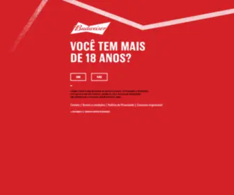 Budweiser.com.br(Budweiser) Screenshot