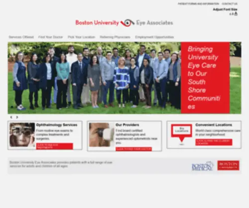 Buea.net(Boston University Eye Associates) Screenshot