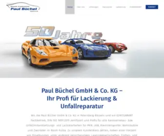 Buechel-Karosseriebau.de(Paul Büchel GmbH & Co) Screenshot