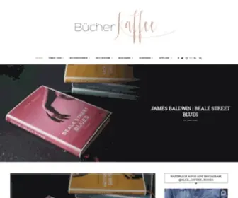 Buecherkaffee.de(Ein Blog mit Themen rund um die Literatur) Screenshot