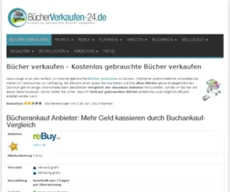 Buecherverkaufen-24.de(Hier können Sie Ihre Bücher verkaufen) Screenshot