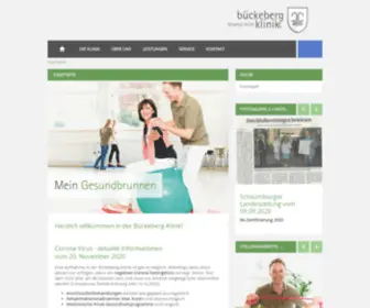 Bueckeberg-Klinik.de(Herzlich willkommen in der Bückeberg) Screenshot