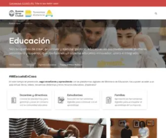 Bue.edu.ar(Educación) Screenshot