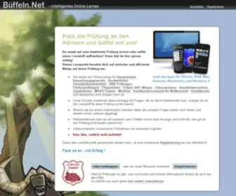 Bueffeln.net(Das Lernportal im Internet) Screenshot