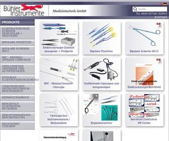 Buehler-Instrumente.de(Bühler) Screenshot