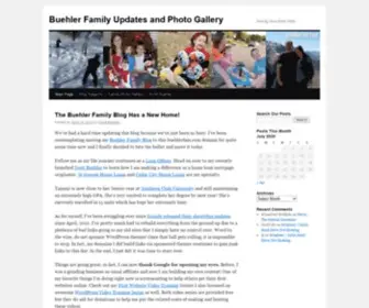 Buehlerfam.com(Buehler Family Updates and Photo Gallery) Screenshot