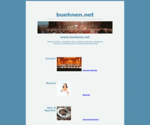 Buehnen.net(Kultur) Screenshot