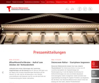 Buehnenverein.de(Der Deutsche Bühnenverein ist der Interessen) Screenshot