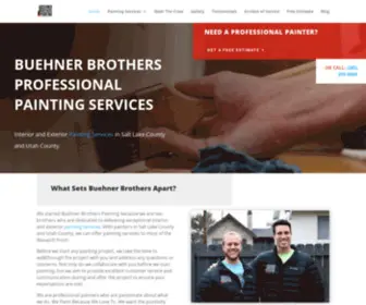 Buehnerbrothers.com(Painting Services) Screenshot