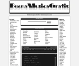 Buenamusicagratis.com(ESCUCHAR MUSICA GRATIS) Screenshot