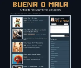 Buenaomala.com(Crítica) Screenshot