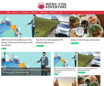 Buenavidaadventures.com(Site about Adventure travel and destinations in and around Mexico) Screenshot