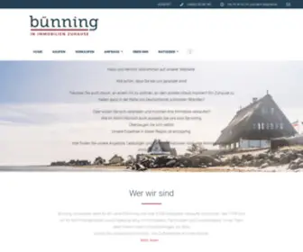 Buenning-Immobilien.de(Bünning Immobilienkontor) Screenshot