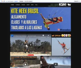 Buenosaireskite.com(Escuela KiteSurf Argentina) Screenshot