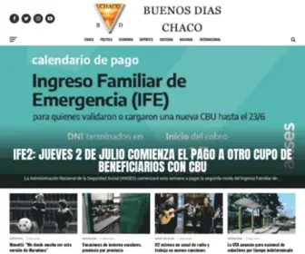 Buenosdiaschaco.com(Buenos Dias Chaco) Screenshot