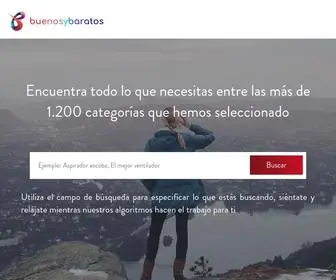Buenosybaratos.es(Tu motor de búsqueda para encontrar los mejores productos) Screenshot