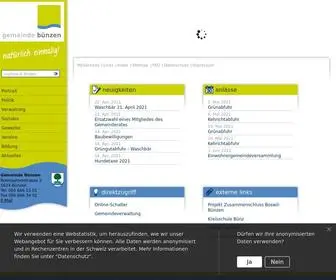 Buenzen.ch(Bünzen) Screenshot