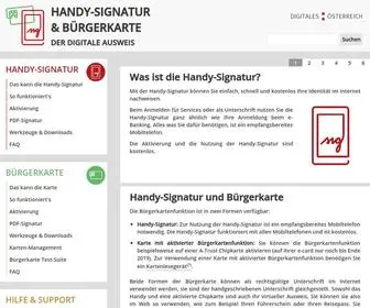 Buergerkarte.at(Handy-Signatur) Screenshot
