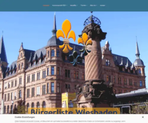 Buergerlistewiesbaden.de(Bürgerliste Wiesbaden) Screenshot